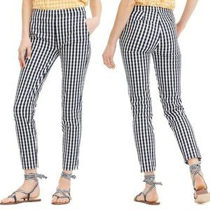 J.Crew NWT Martie Gingham Ankle Pants size 8